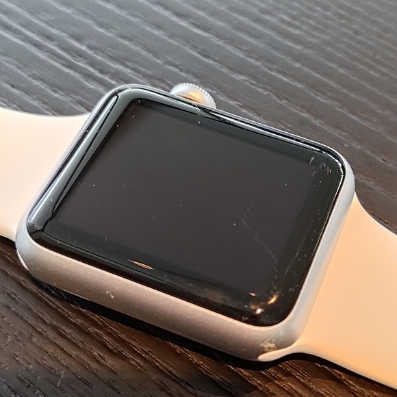 Apple Watch Sport 1st gen 38mm silver/white in original packaging pre-owned - Picture 5 of 6